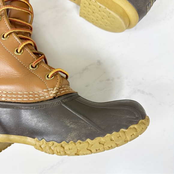 L.L. Bean Bean Boots 8” Unlined Sz 7 - Picture 9 of 16